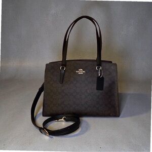 Coach | NWT Tatum Carryall Walnut / Black / IM